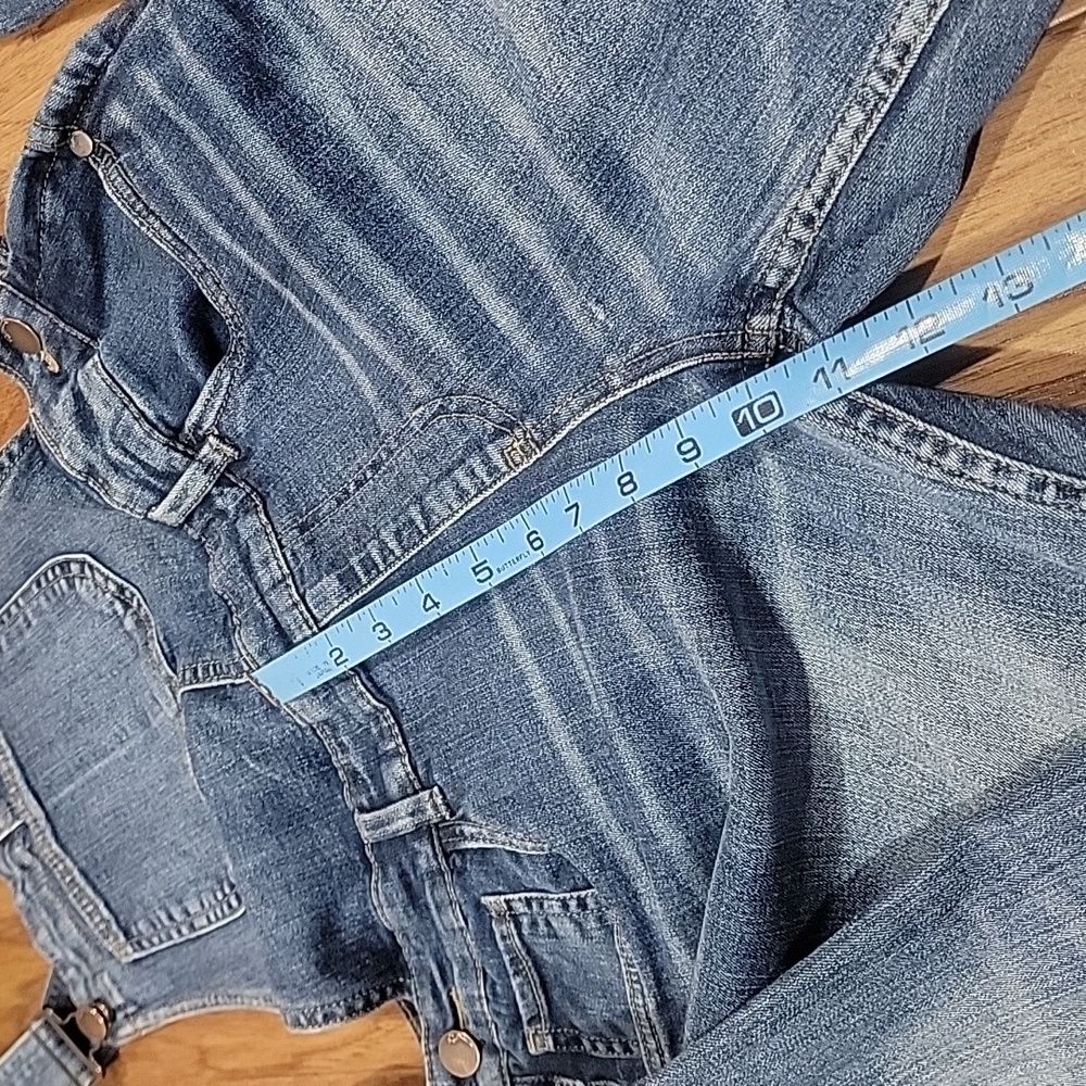 Dollhouse Stretchy Denim Overalls - Picture 8 of 15